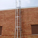 galvanize roof cage ladder