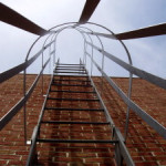 cage ladder galvanized