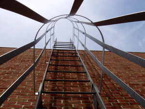 cage ladder galvanized
