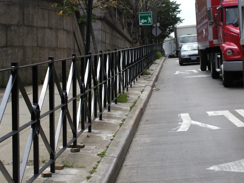 solid crossbar fence