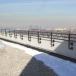 roof parapet rails