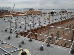 pipe roof parapat railings
