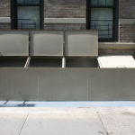 steel solid garbage bins