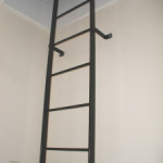 structural steel escape ladder