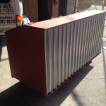 waste steel storage bin