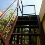 staircase exterior steel