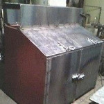 steel farbicated raw box