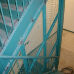 mesh staircase tube frame