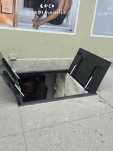 hydraulic cellar doors