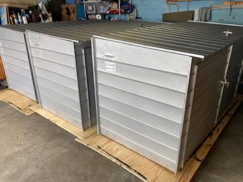 economaster steel storage metal bins